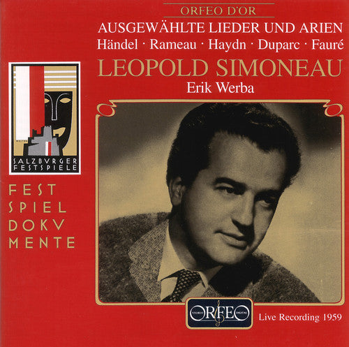 Haydn/ Rameau/ Duparc/ Faure/ Simoneau - Songs: Salzburger Liederabend