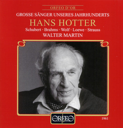 Hans Hotter / Walter Martin - Grosse Sanger Unseres Jahrhunderts (Live 1961)