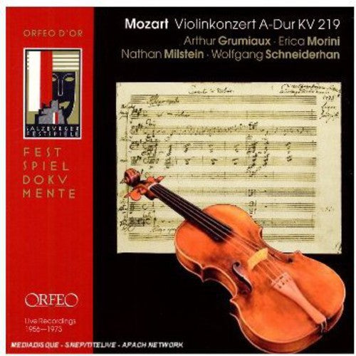 Mozart/ Grumiaux/ Morini/ Milstein - Concerto for Violin & Orchestra