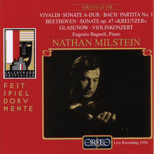 Vivaldi/ Bach/ Beethoven/ Milstein/ Bagnoli - Sonata for Violin & Basso Continuo / Partita
