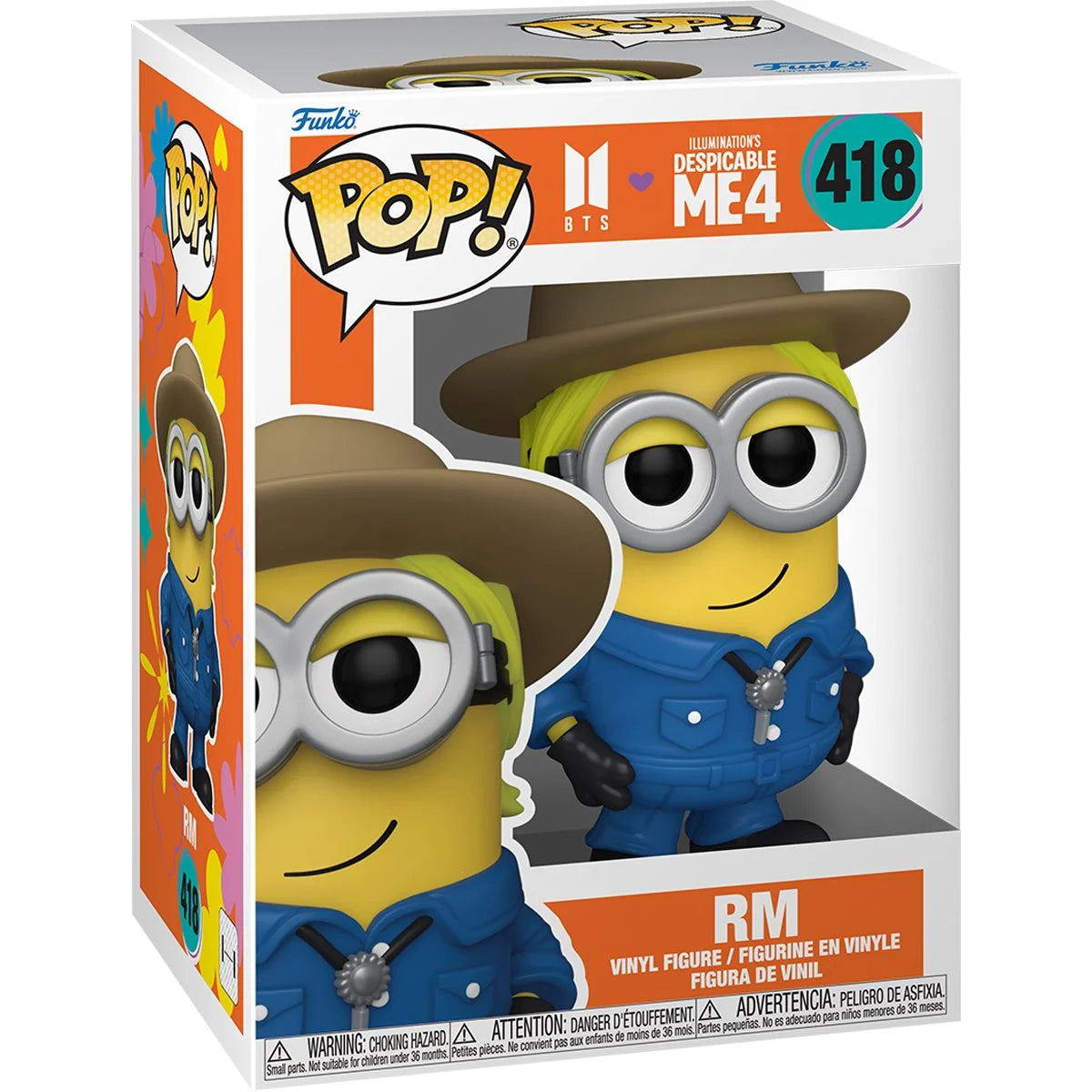 Funko Pop! Despicable Me 4 Minion x BTS RM