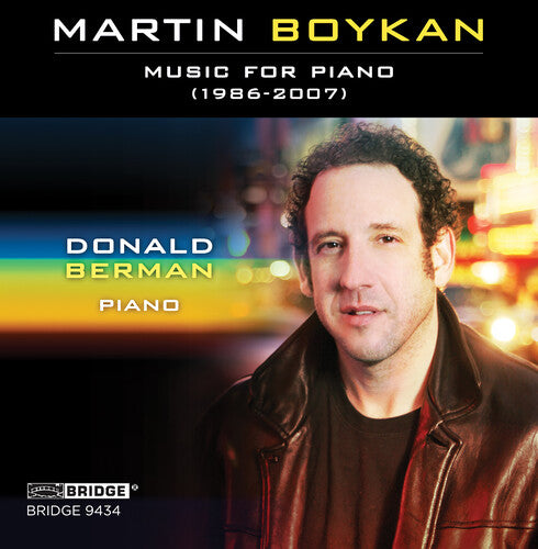 Boykan/ Berman - Music for Piano 1986-07