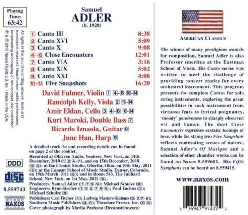 Adler/ Fulmer/ Kelly - Music for Strings