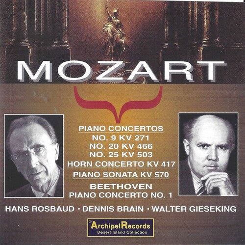 Mozart/ Gieseking - Klavierkonzerte 9 20 25