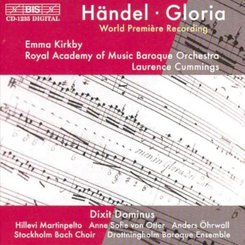 Handel/ Cummings/ Otter/ Kirkby/ Royal Acad - Gloria (Premiere) / Dixit Dominus