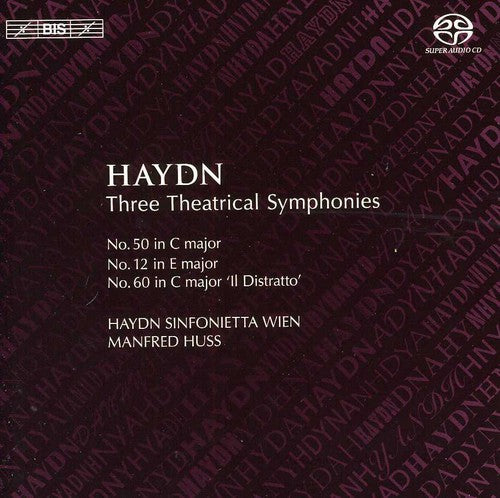 Haydn/ Haydn Sinfonietta Wien/ Huss - Three Theatrical Symphonies