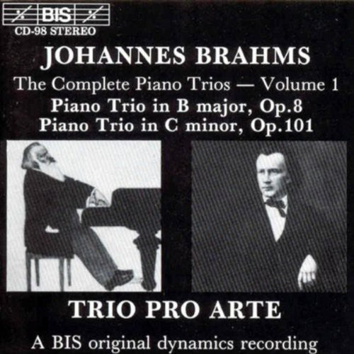 Brahms/ Trio Pro Arte - Piano Trio in B Op8