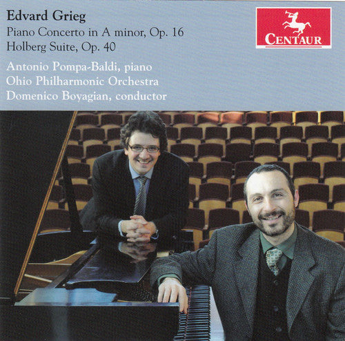 Grieg/ Pompa-Baldi/ Ohio Philharmonic Orchestra - Piano Concerto in A minor Op 16 / Holberg Suite Op