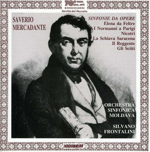 Mercadante/ Silvano Frontalini - Sinfonie Da Opere: Elena Da Feltre