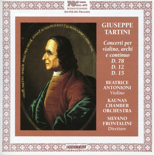 Tartini/ Frontalini/ Kaunas Chamber Orchestra - Violin Concertos