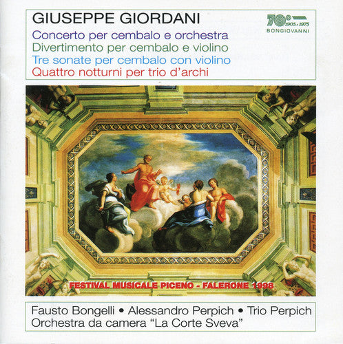 Giordani/ Bongelli/ Perpich/ Trio Perpich - Piano Cto / Divertimento / 3 Stas / 4 Nocturnes