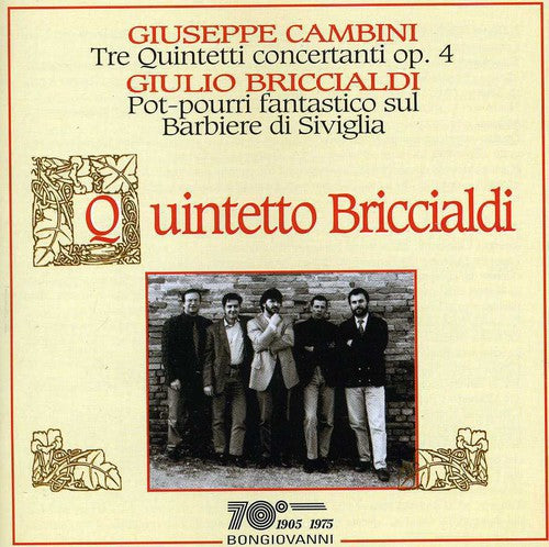 Quintetto Briccialdi - Tre Quintetti Concertanti Op 4 Per Flauto Oboe