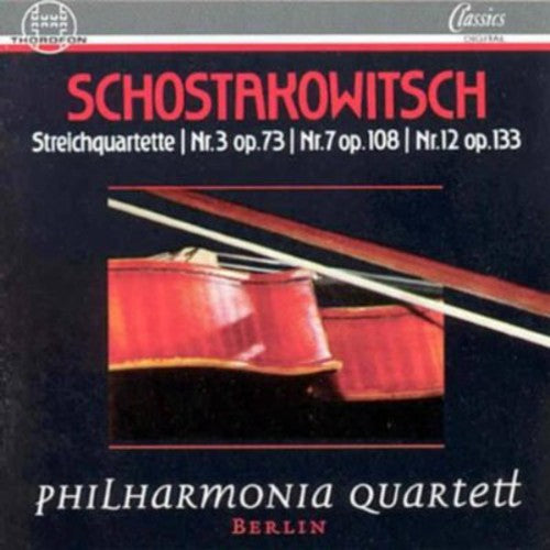 Shostakovich/ Berlin Quartet - String Quartets 3 Op 73 7 Op 108 12 Op 133