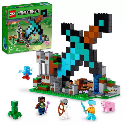 LEGO Minecraft The Sword Outpost Toy with Mobs