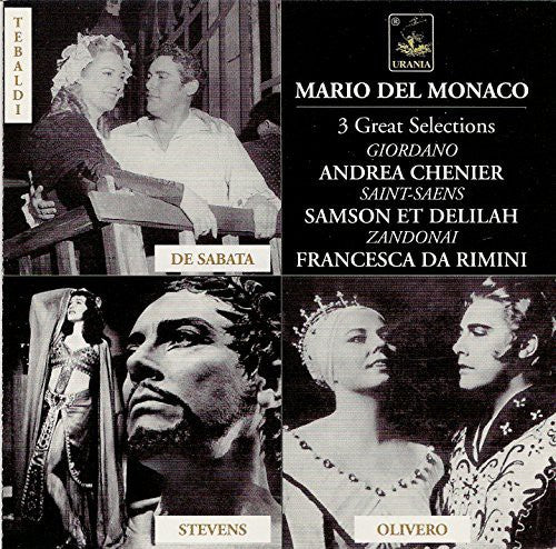 Giordano/ Zandonai/ Saint-Saens/ Monaco - 3 Operatic Selections