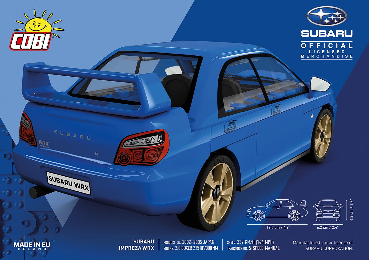 Cobi Toys Subaru Impreza WRX Construction Set Scale 1:35