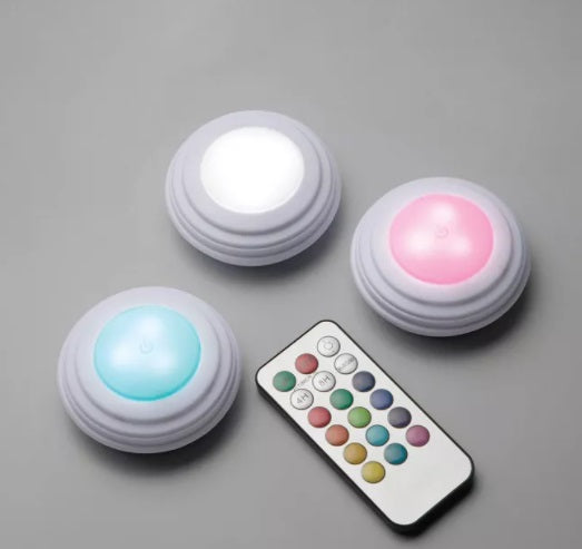 MultiGlo LED Color Ambient Lights White 3-pack