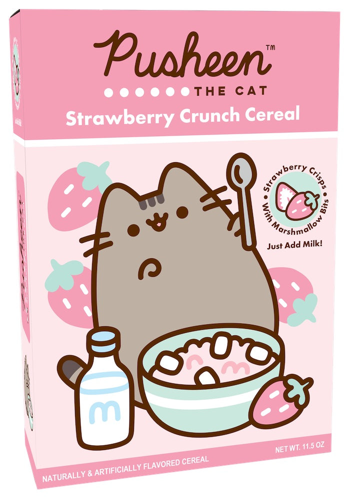 Pusheen Strawberry Crunch Cereal