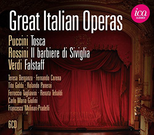 Puccini/ Verdi/ Rossini/ Giulini/ Tebaldi - Great Italian Operas