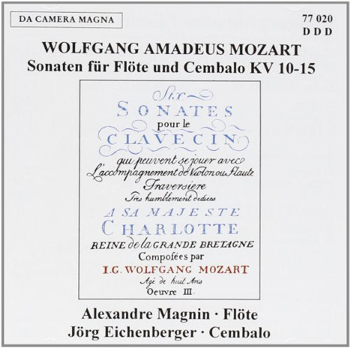 Mozart/ Magnin - 6 Sons F. Flute & Cembalok
