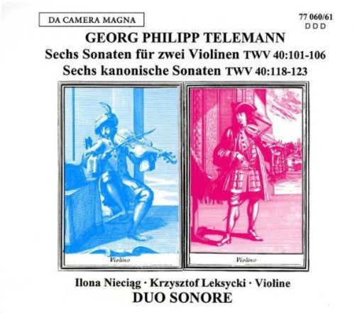 Telemann/ Duo Sonore - 6 Sons for 2 Violins 6 Kano