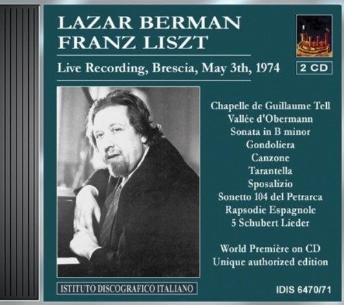 Liszt/ Berman - Pno Works