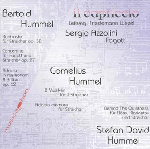 Hummel/ Azzolini/ Ensemble Il Capriccio/ Wezel - Concertino for Bassoon & Strings