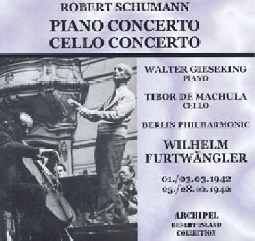 Schumann/ Furtwangler - Klavierkonzert / w. Gieseking