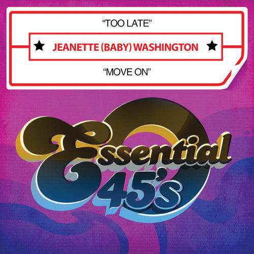 Jeanette Washington Baby - Too Late / Move on