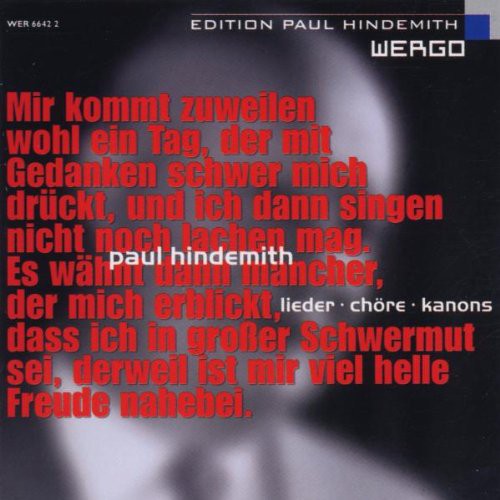 Hindemith/ Rundfunkchor Berlin - Lieder / Chore / Kanons