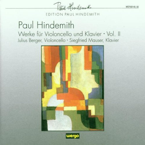Hindemith/ Berger/ Mauser - Werke Fur Cello Und Klavier II