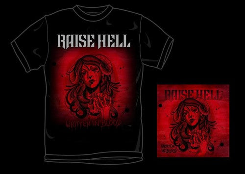 Raise Hell - Written in Blood (T-Shirt