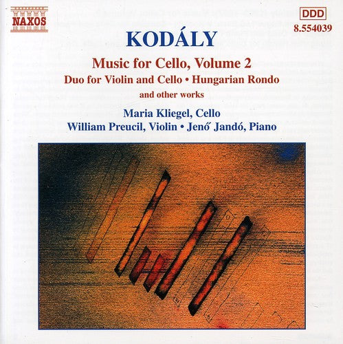 Zoltan Kodaly / Maria Kliegel / Preucil/ Jando - Music for Cello #2