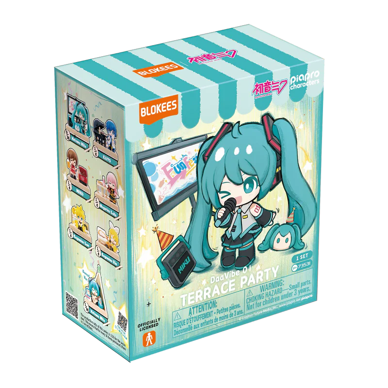 Blokees Hatsune Miku DaaVibe 01 Terrace Party (1 random)