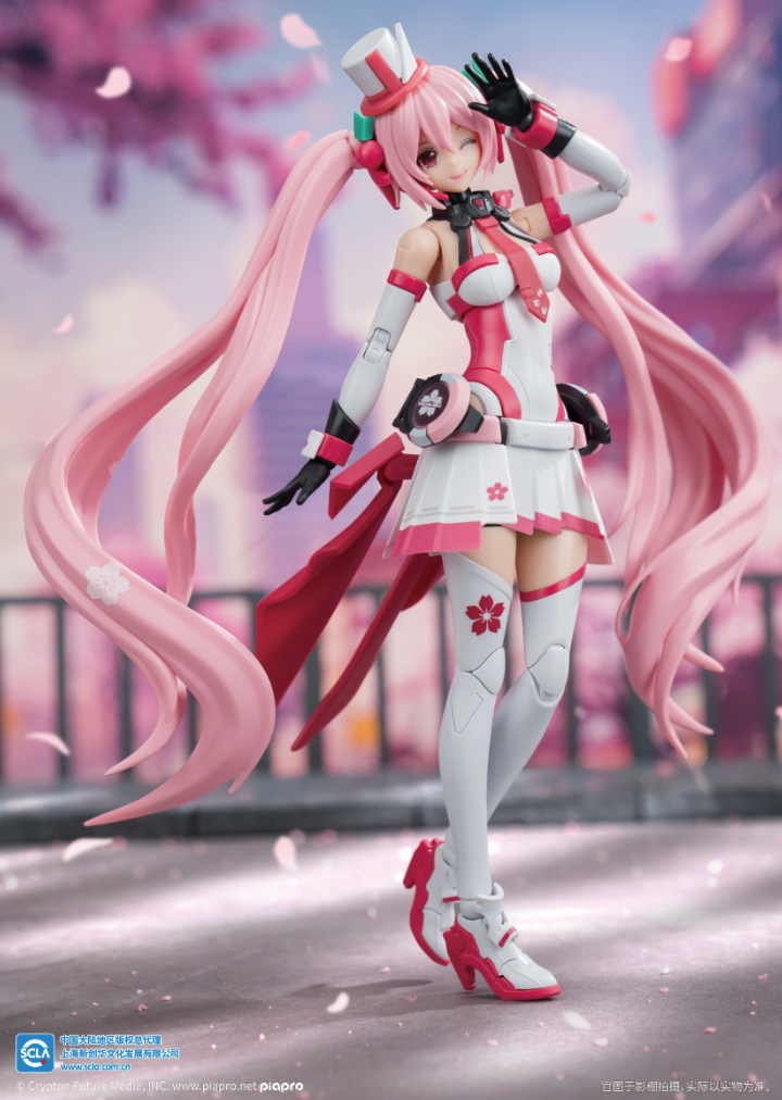 SHENGGE SOSKILL X Hatsune Miku Sakura Express Plastic Model Kit