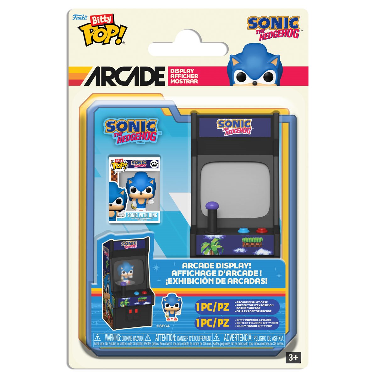Funko Bitty Pop! Arcade Cabinet - Sonic the Hedgehog