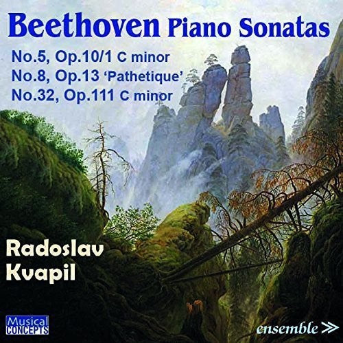 Beethoven/ Radoslav Kvapil - BEETHOVEN: Piano Sonatas No. 5 Op.10/1, No.8 Op. 13