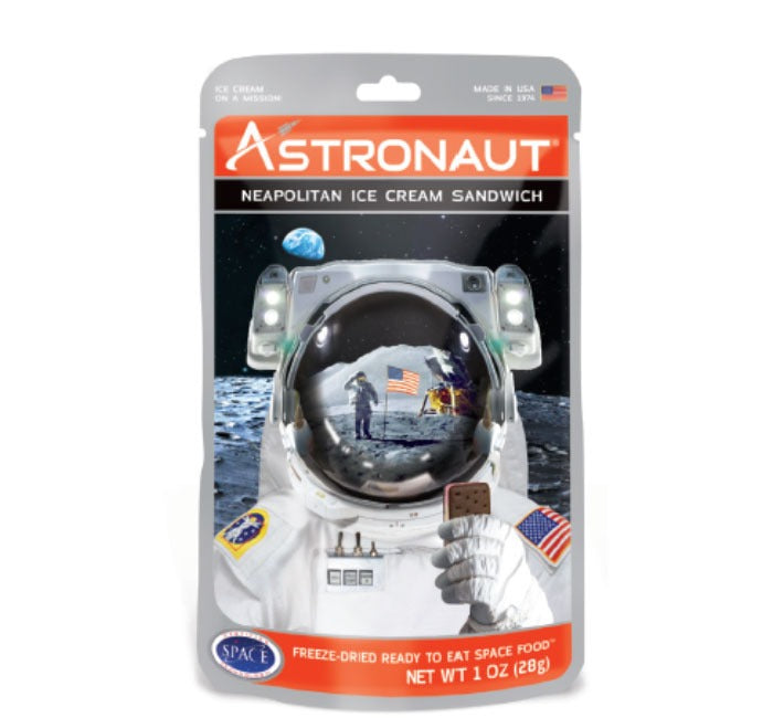 Astronaut Neapolitan Ice Cream Sandwich