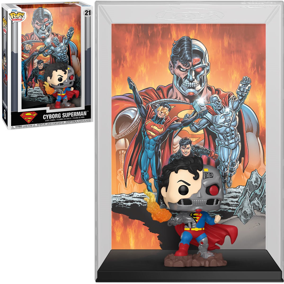Funko Pop! Superman: Reign of the Supermen Cyborg Superman