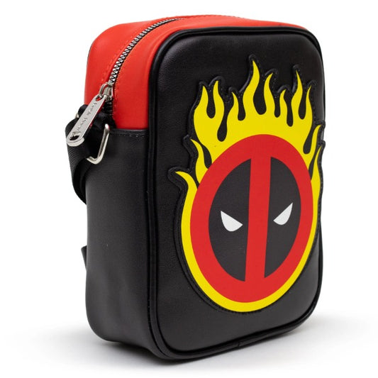 Marvel Deadpool Flame Crossbody Bag