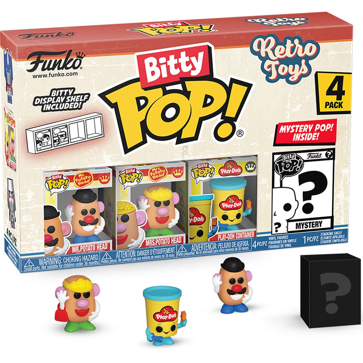 Funko Bitty Pop! Retro Toys Mr. Potato Head 4 Pack