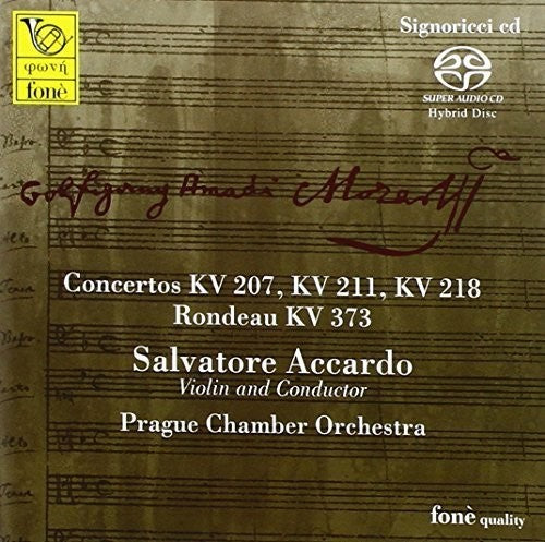 Mozart/ Accardo - Concertos KV 207 - KV 211 - KV 218