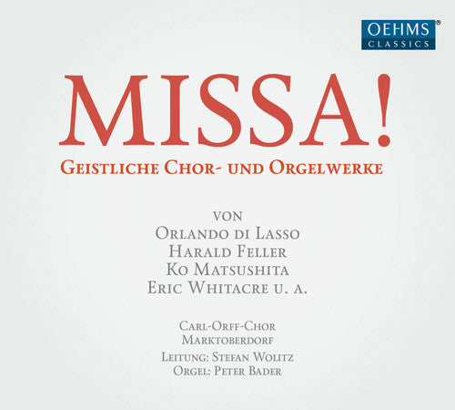 J. Cook / Peter Bader / Stefan Wolitz - Missa