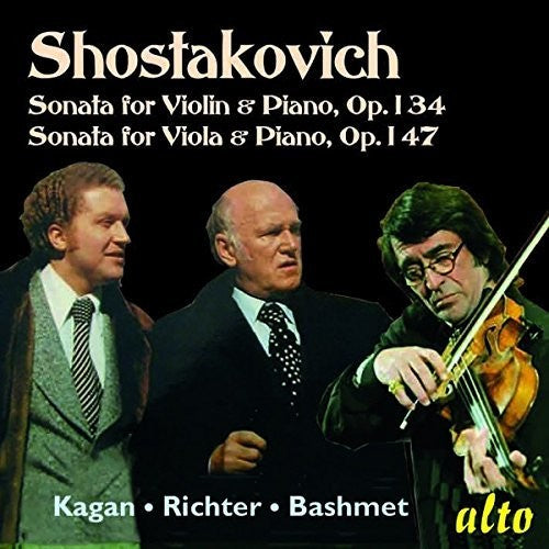 Richter/ Kagan/ Bashmet - Shostakovich: Vilolin Sonata Viola Sonata Opp. 134