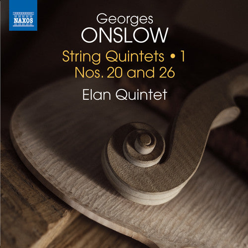 Onslow/ Elan Quintet - Georges Onslow: String Quintets Vol 1