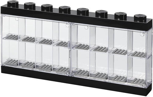 LEGO Minifigure Stackable Display Case 16, Black