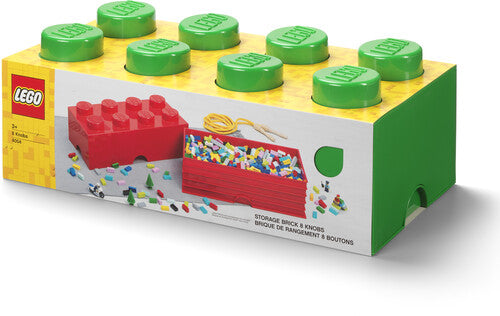 LEGO Storage Brick With 8 Knobs, Dark Green