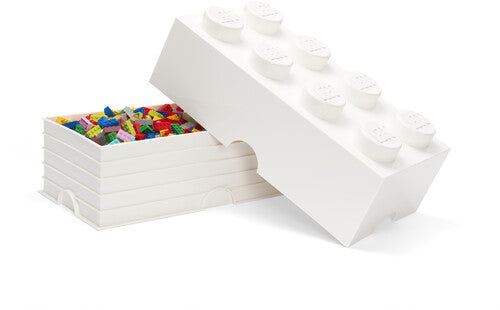 LEGO Storage Brick With 8 Knobs, White