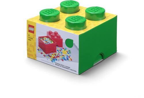 LEGO Stackable Storage Brick With 4 Knobs, Dark Green