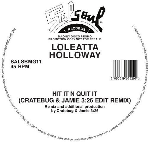 Loleatta Holloway - Hit It N Quit It (Cratebug & Jamie 3:26 Edit Remix)